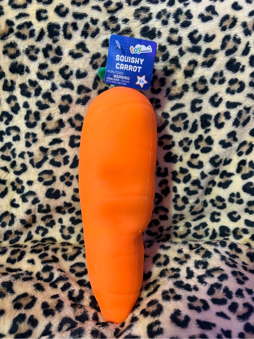 Fanatics Squishy Carrot Toy - Orange
